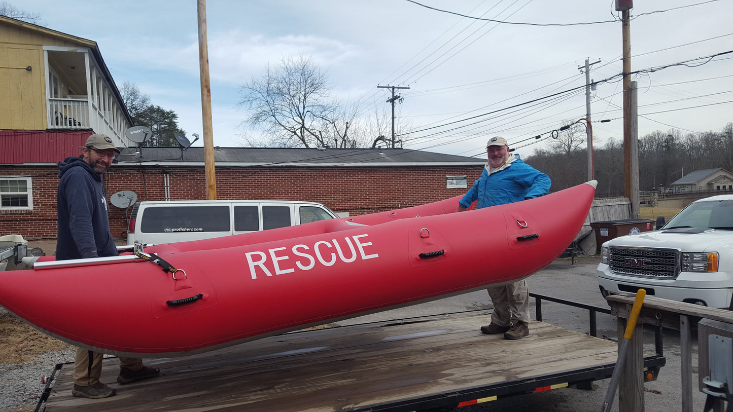 Rapid Approach Self Bailing Rescue Raft