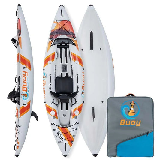 Buoy Inflatable Touring Single Kayak- Echo