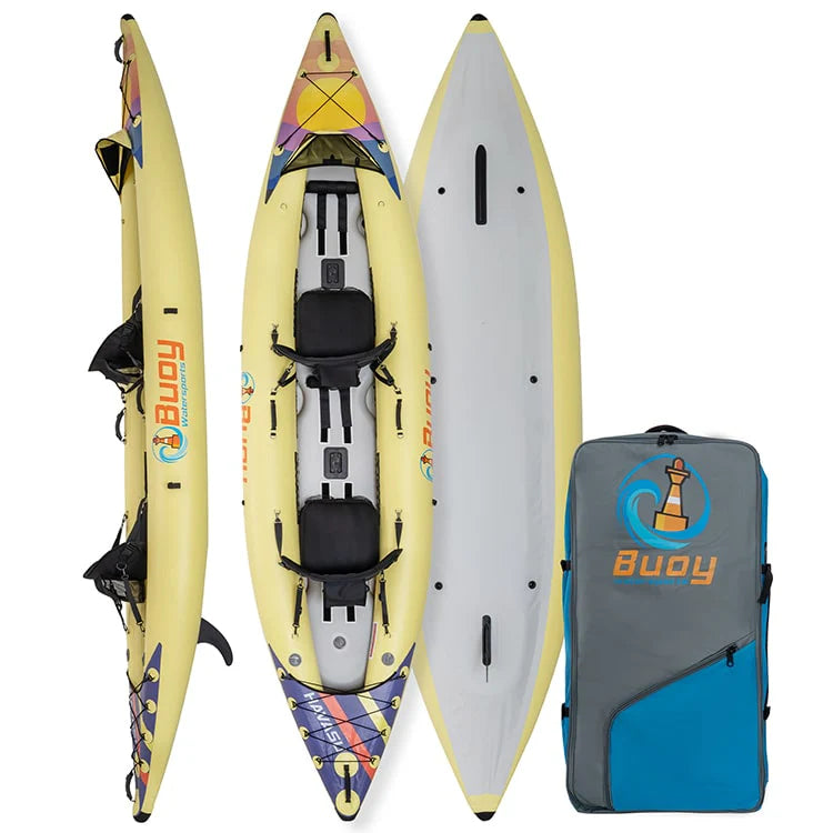 Buoy Inflatable Touring Tandem Kayak- Havasu