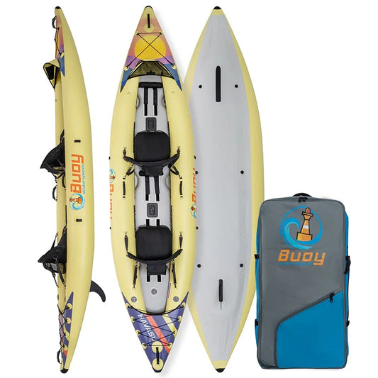 Buoy Inflatable Touring Tandem Kayak- Havasu