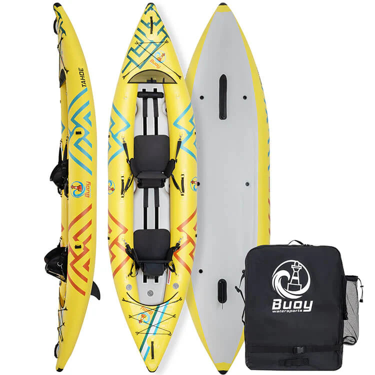 Buoy Inflatable Recreational Tandem Kayak-Tahoe