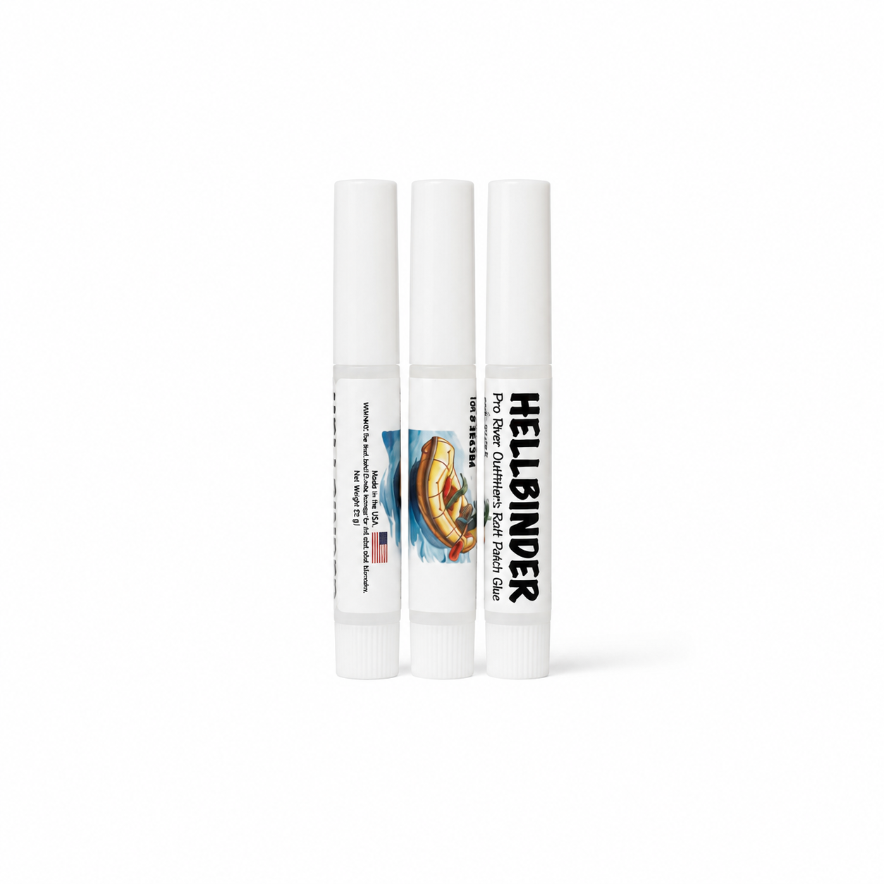 Hellbinder Emergency PVC Raft Repair Adhesive